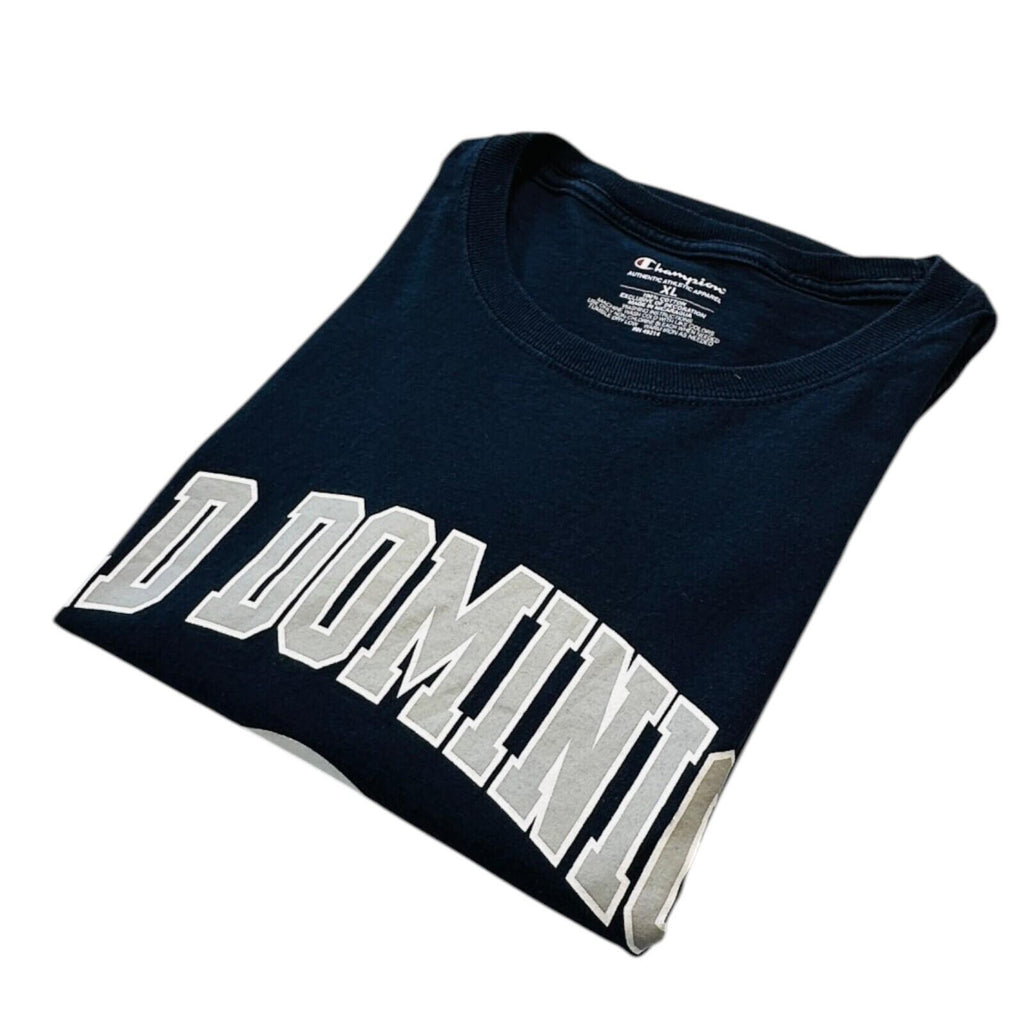 Champion Old Dominion T-Shirt Me's UK Size XL Blue Baseball