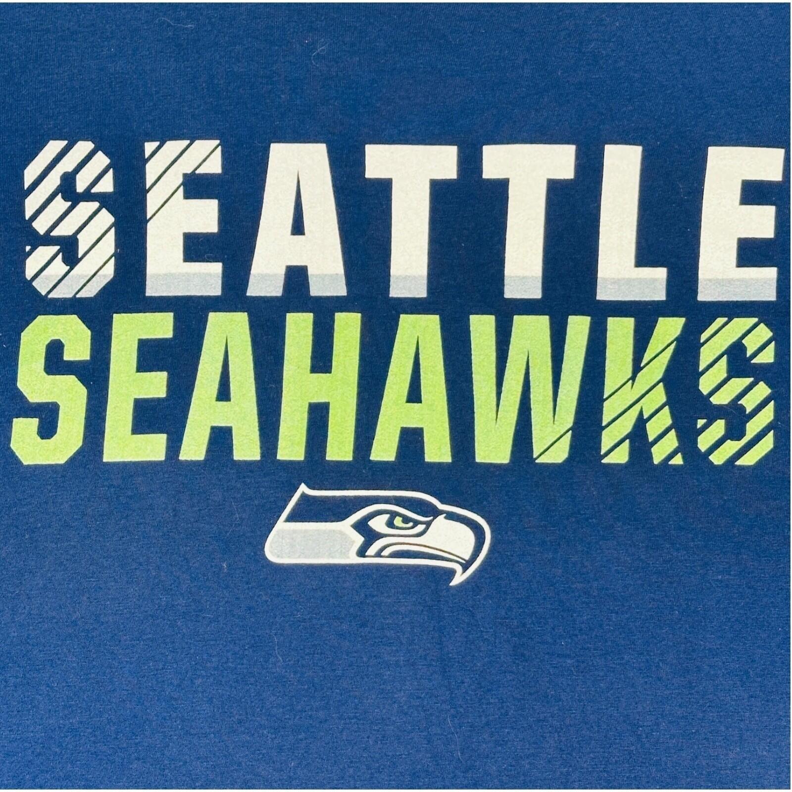 NFL Seattle Seahawks T-Shirt Men's UK Size 2XL Blue
