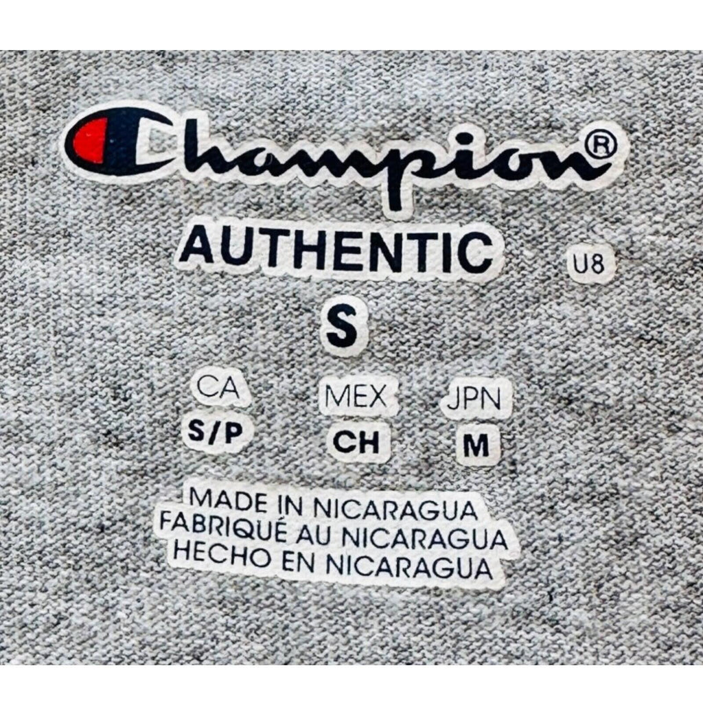 Champion Syracuse T-Shirt Men's UK Size S Grey Short Sleeve