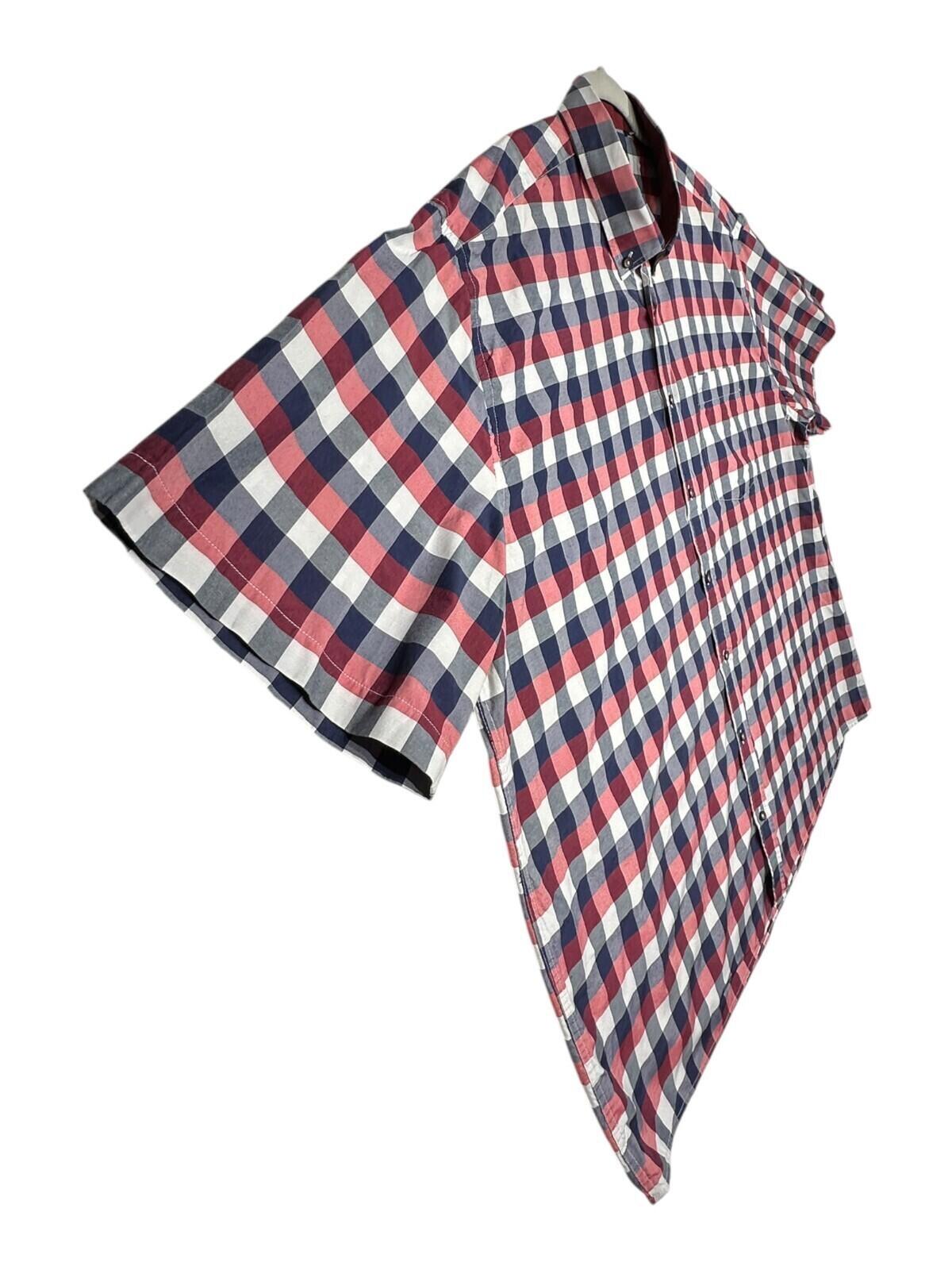 Kam Apparel Wear Shirt Men's UK Size 4XL Red Check Pocket