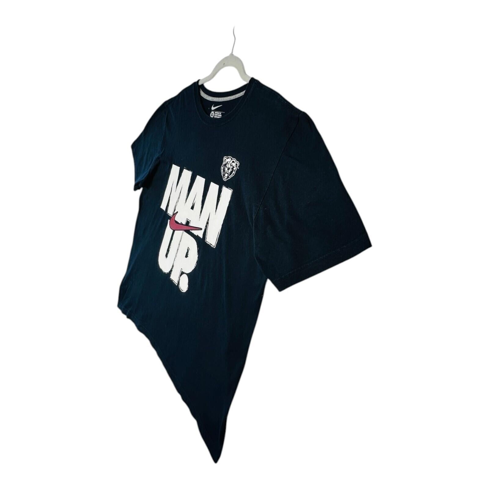 Nike Man Up T-Shirt Men's UK Size XL Black Short Sleeve