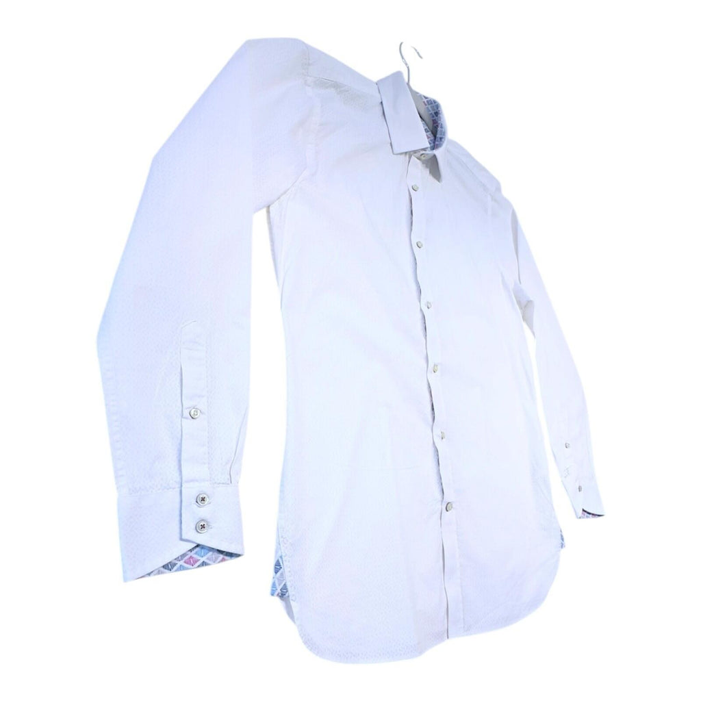 Ted Baker Endurance Men's Uk Size M White Long Sleeve