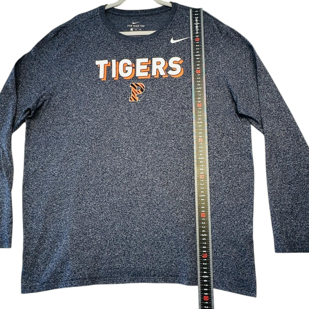 Nike Tigers T-Shirt Men's UK Size 2XL Grey Long Sleeve