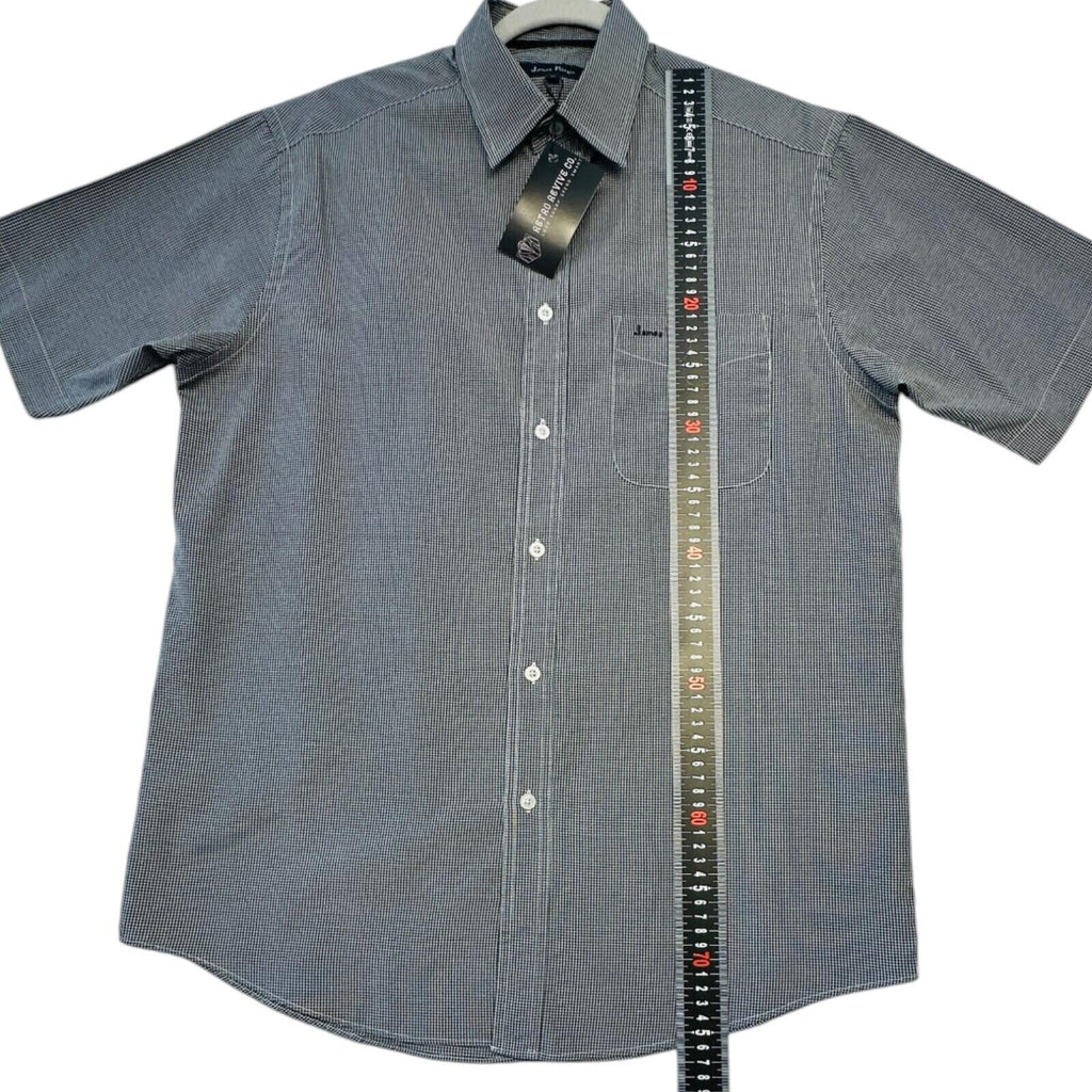 James Pringle Shirt Men's UK Size M Grey Embroidered Logo