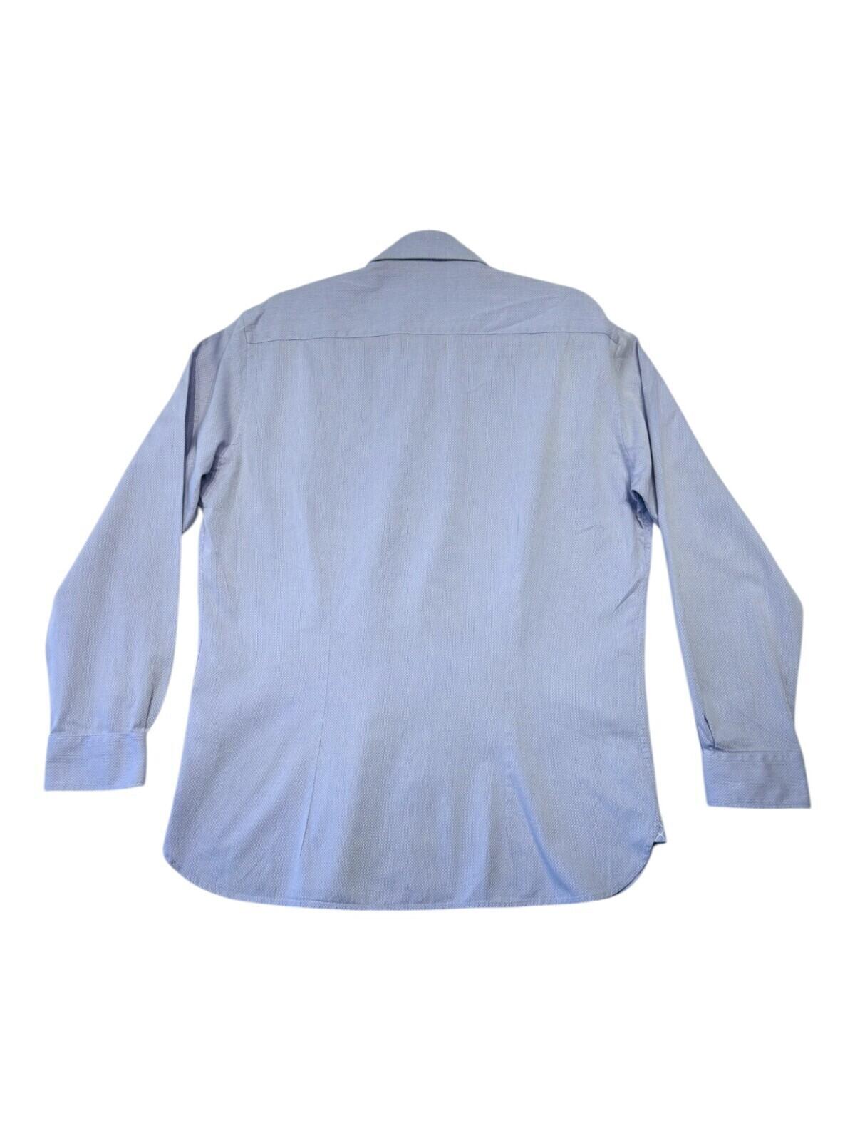 Ted Baker Shirt Men's UK Size L Blue Endurance Long Sleeve