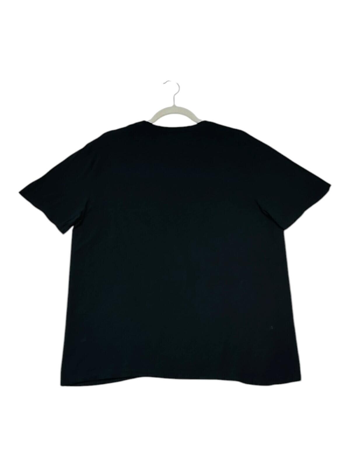 Nike Air Force 1 T-Shirt Men's UK Size L Black Graphic Print