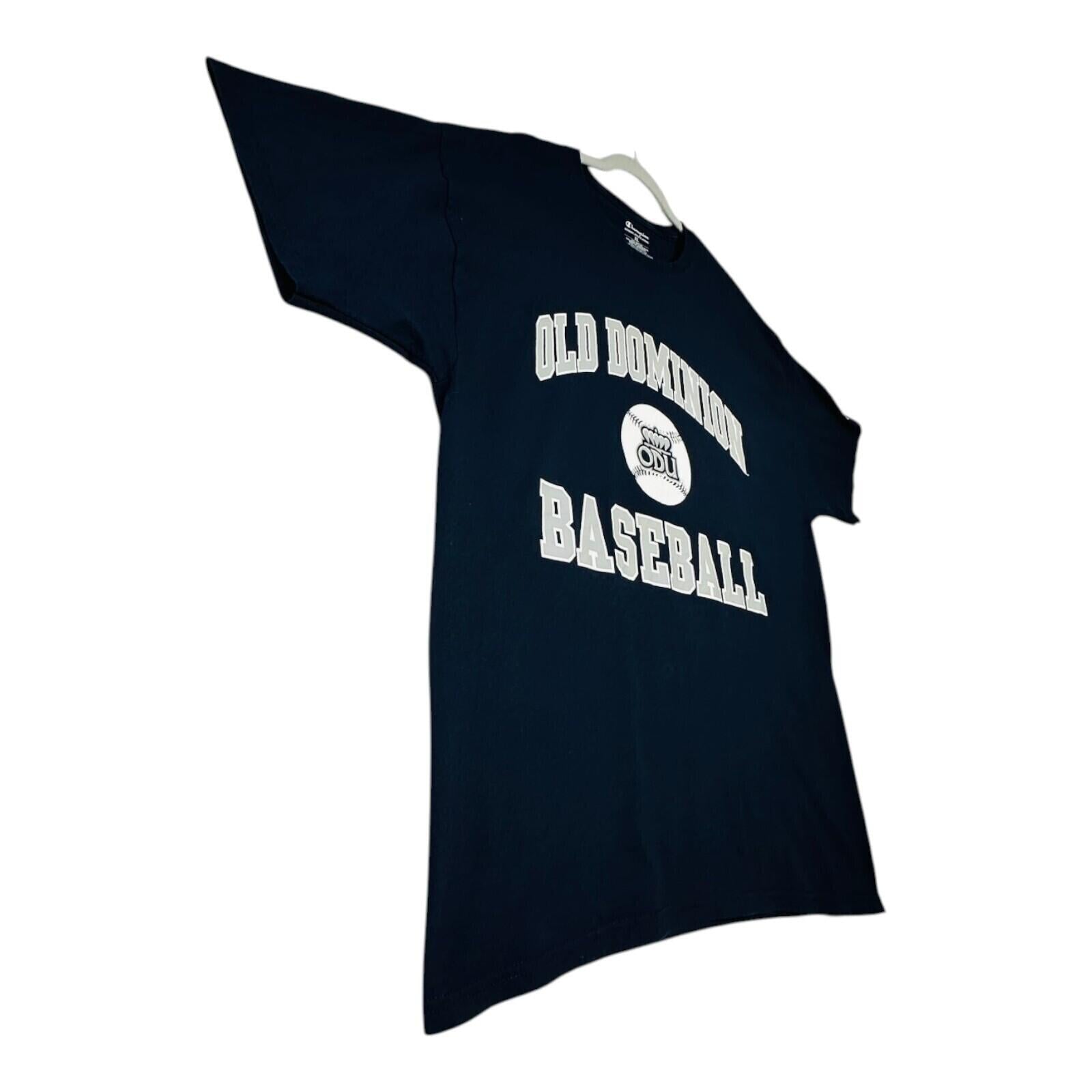 Champion Old Dominion T-Shirt Me's UK Size XL Blue Baseball