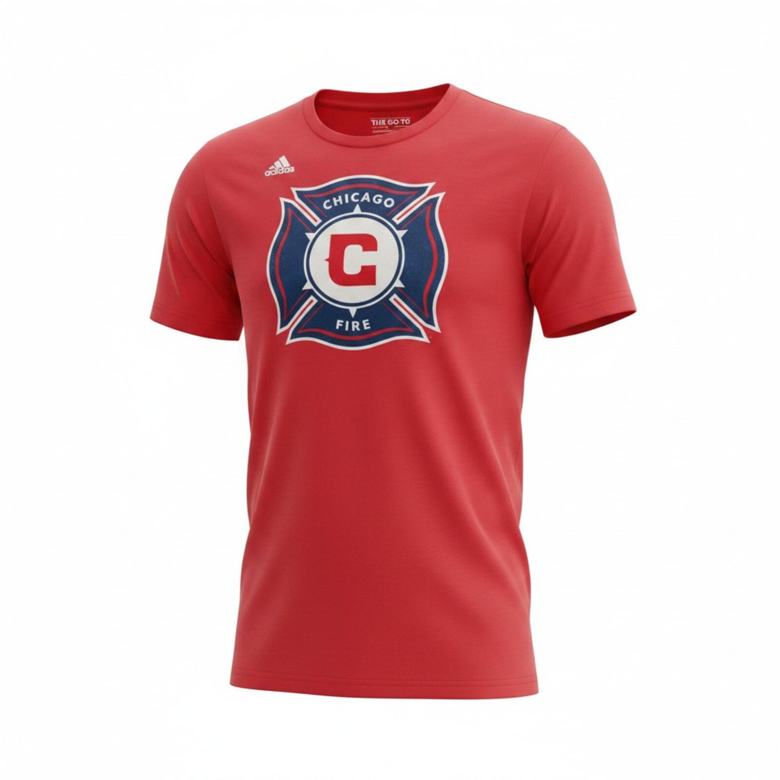 Adidas Chicago Fire T-Shirt Men's UK Size L Red Graphic