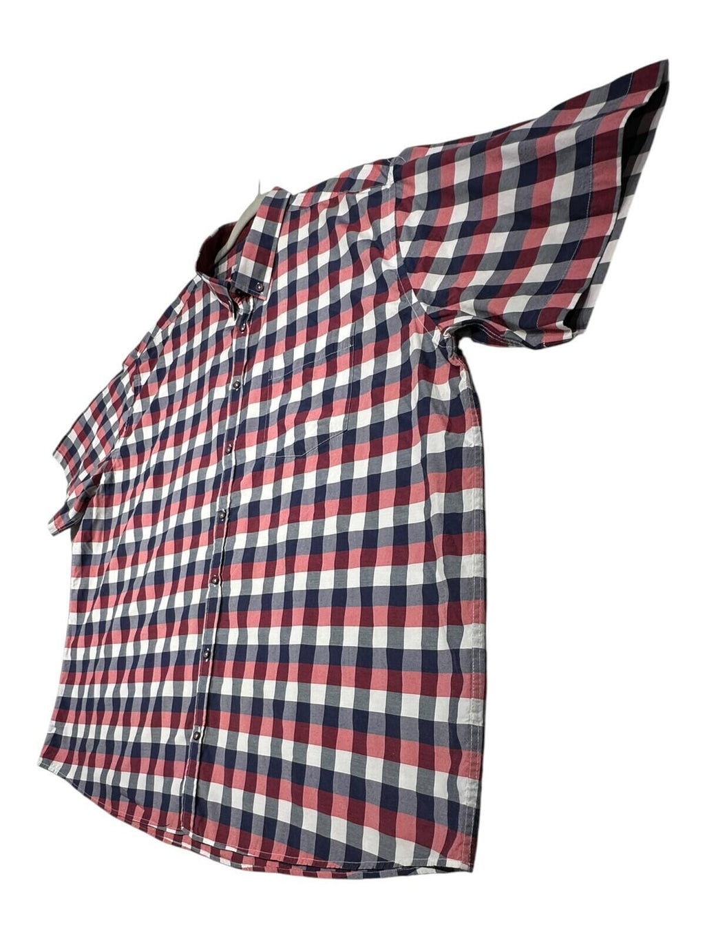 Kam Apparel Wear Shirt Men's UK Size 4XL Red Check Pocket