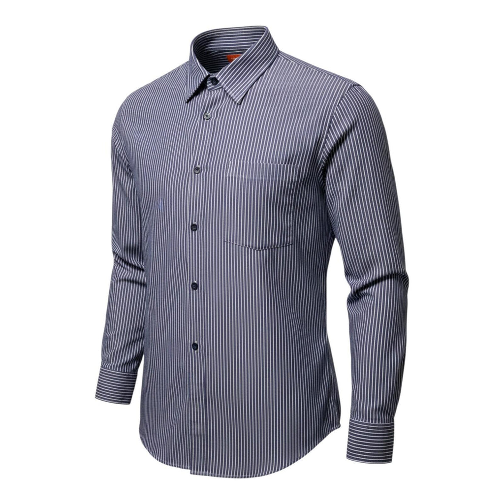 Hugo Boss Shirt Men's UK Size L Blue Stripe Designer