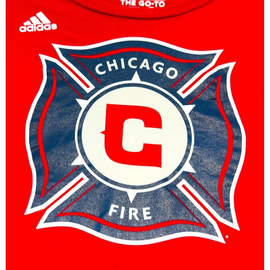 Adidas Chicago Fire T-Shirt Men's UK Size L Red Graphic