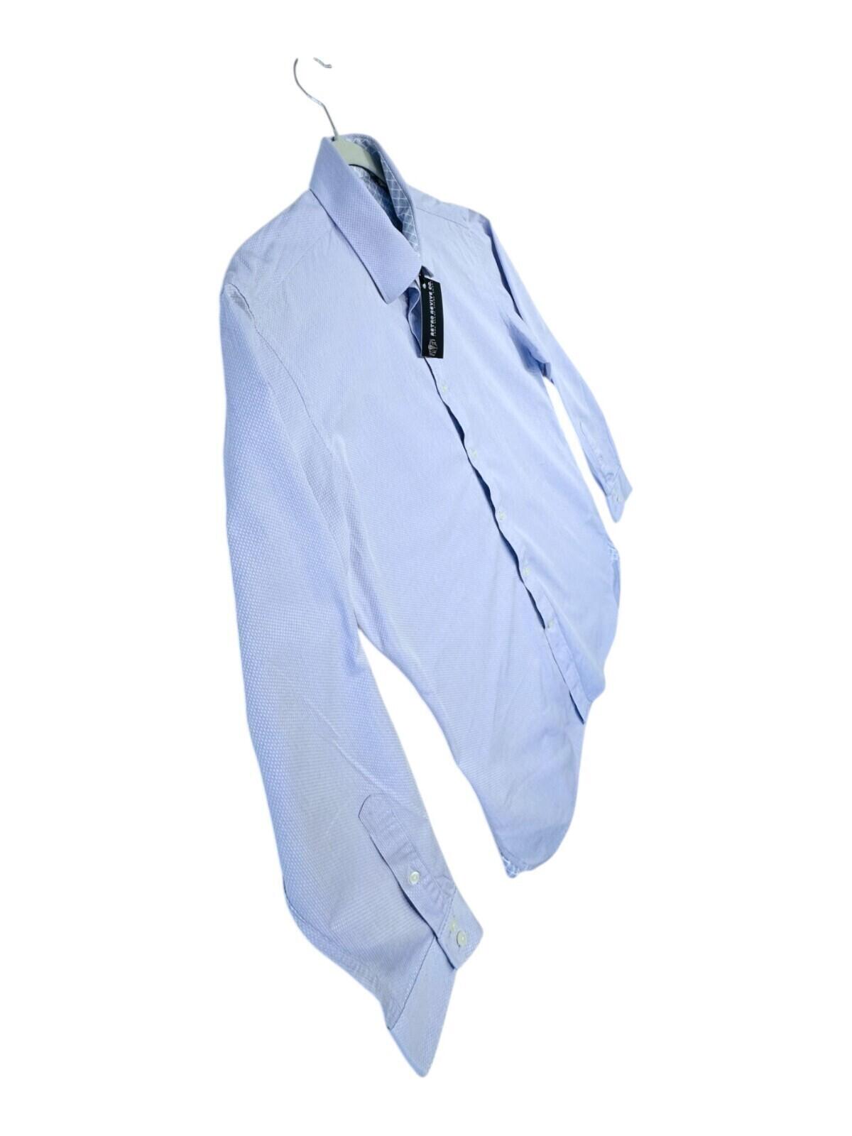 Ted Baker Shirt Men's UK Size L Blue Endurance Long Sleeve