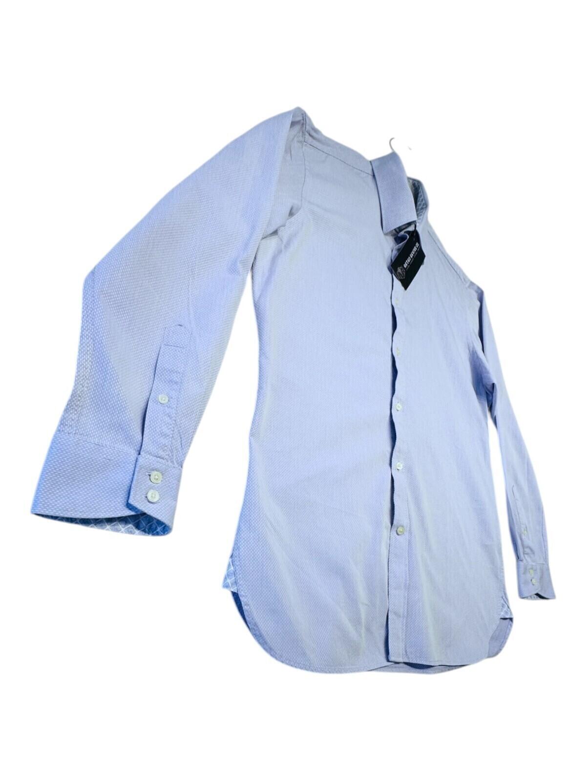 Ted Baker Shirt Men's UK Size L Blue Endurance Long Sleeve