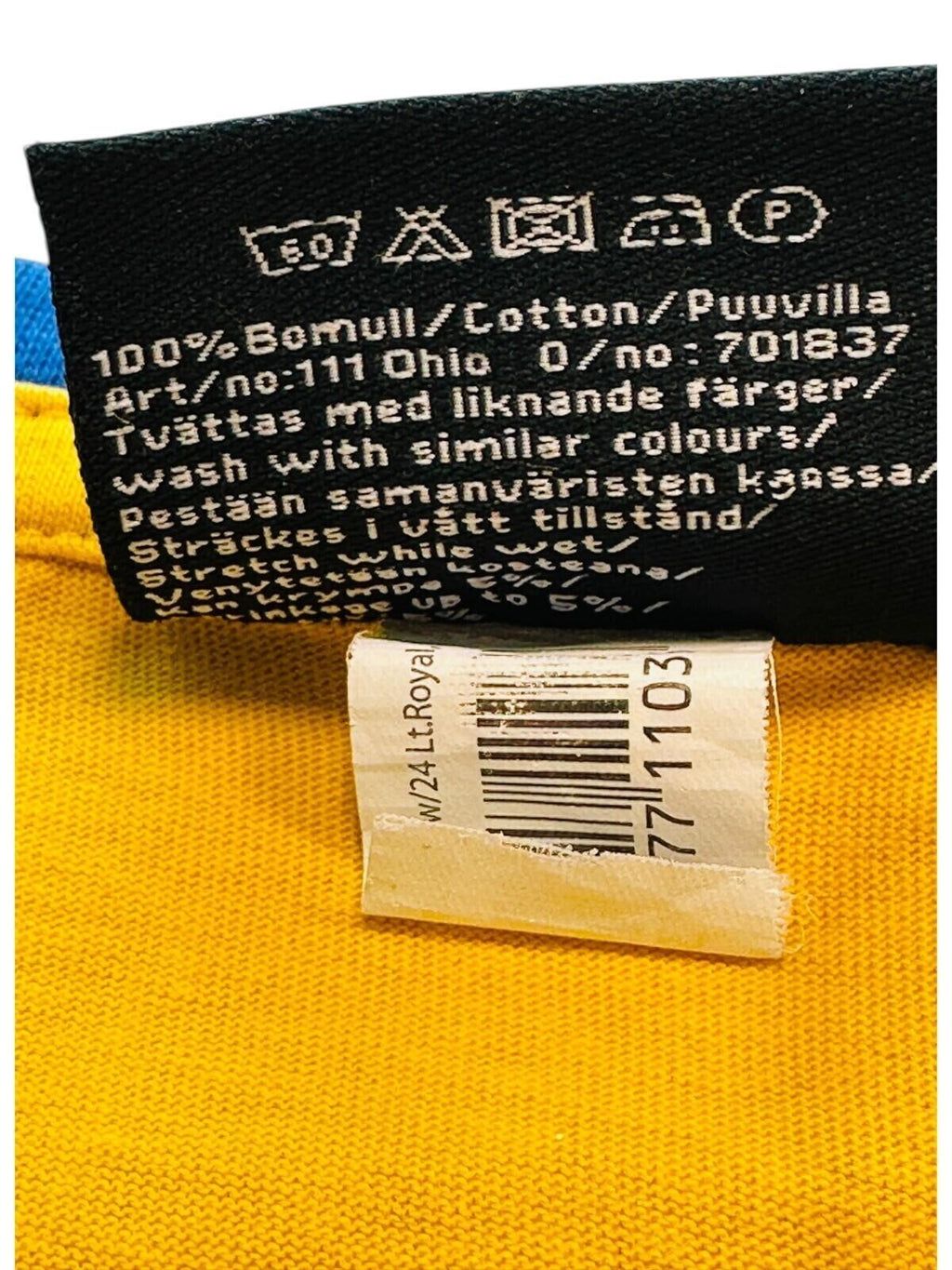Southwest T-Shirt Men's UK Size S Yellow Graphic Print