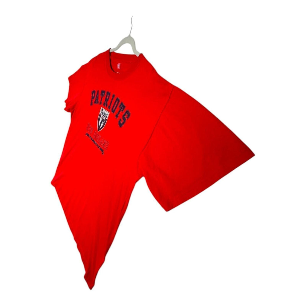 NFL Patriots T-Shirt Men's UK Size XL Red Short Sleeve