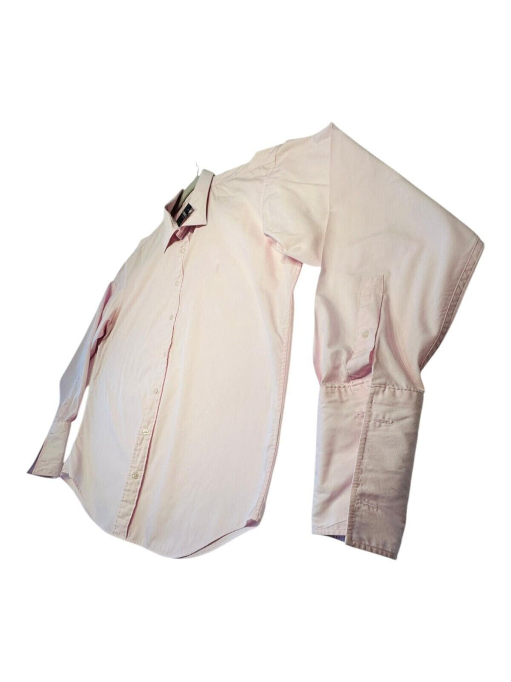 Yves Saint Laurent Shirt Men's UK Size 2XL Pink French Cuff