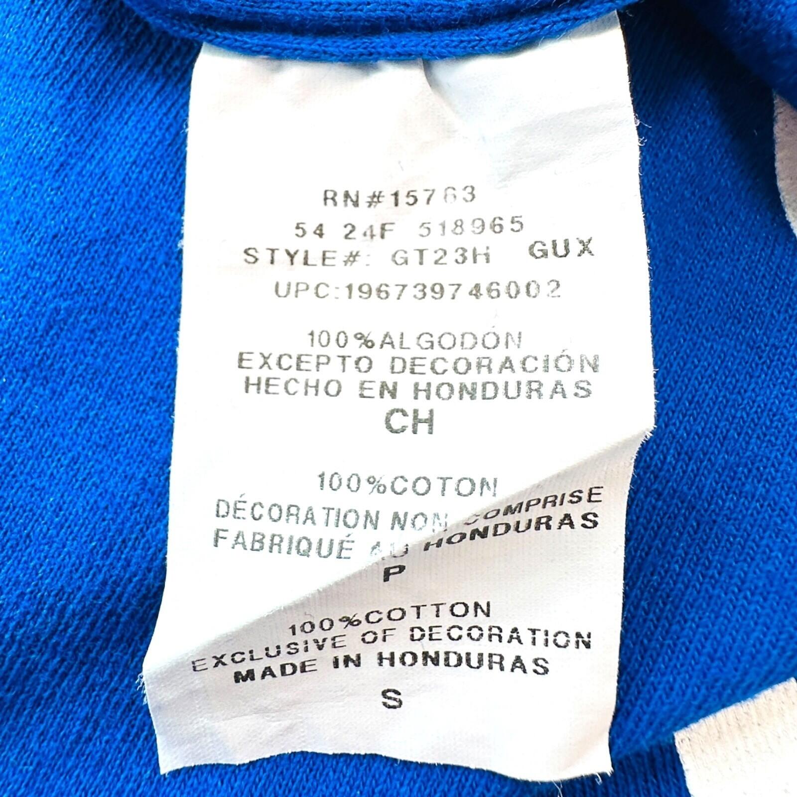 Champion Ath Dept. T-Shirt Men's UK Size S Blue Short Sleeve