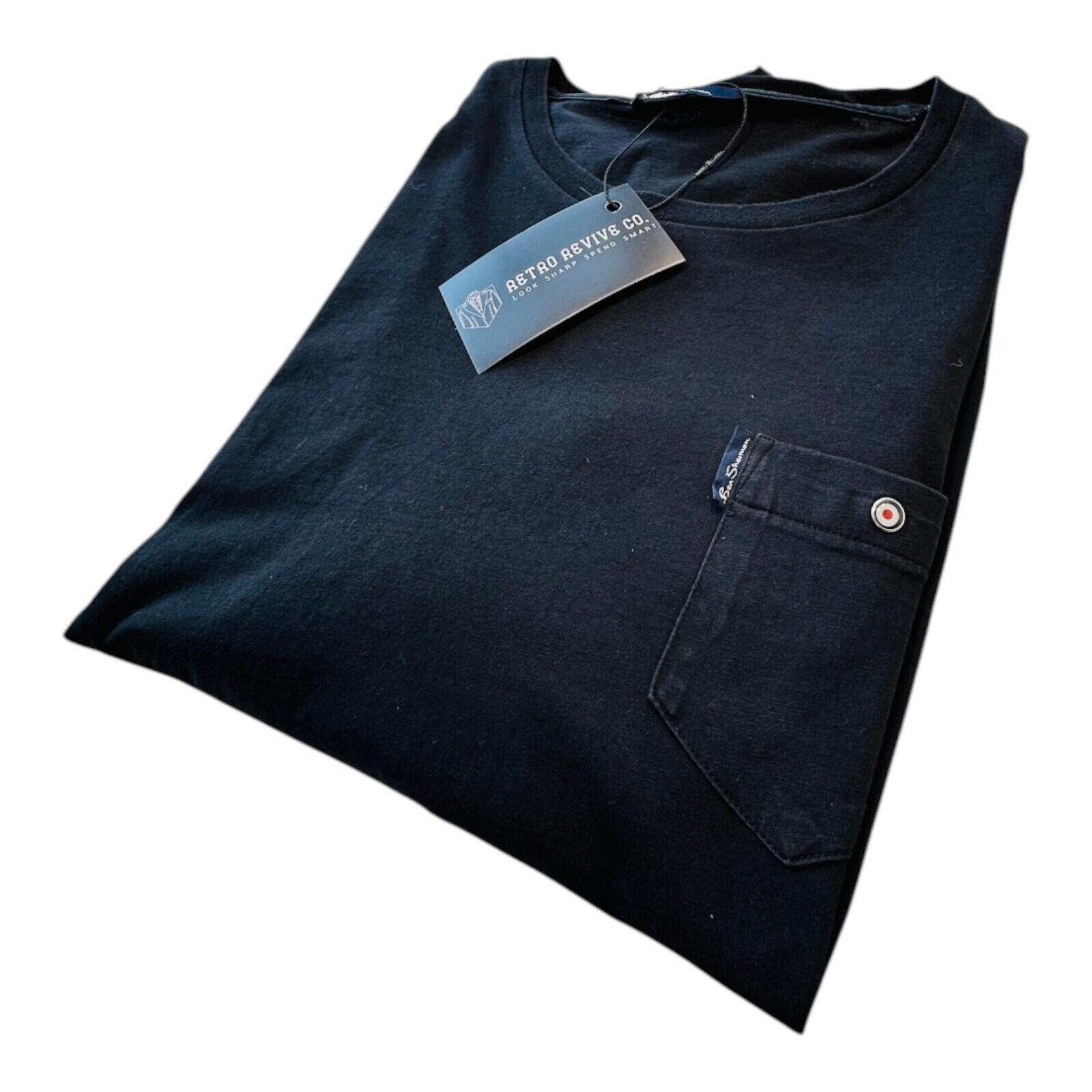 Ben Sherman T-Shirt Men's UK Size L Blue Embroidered Logo