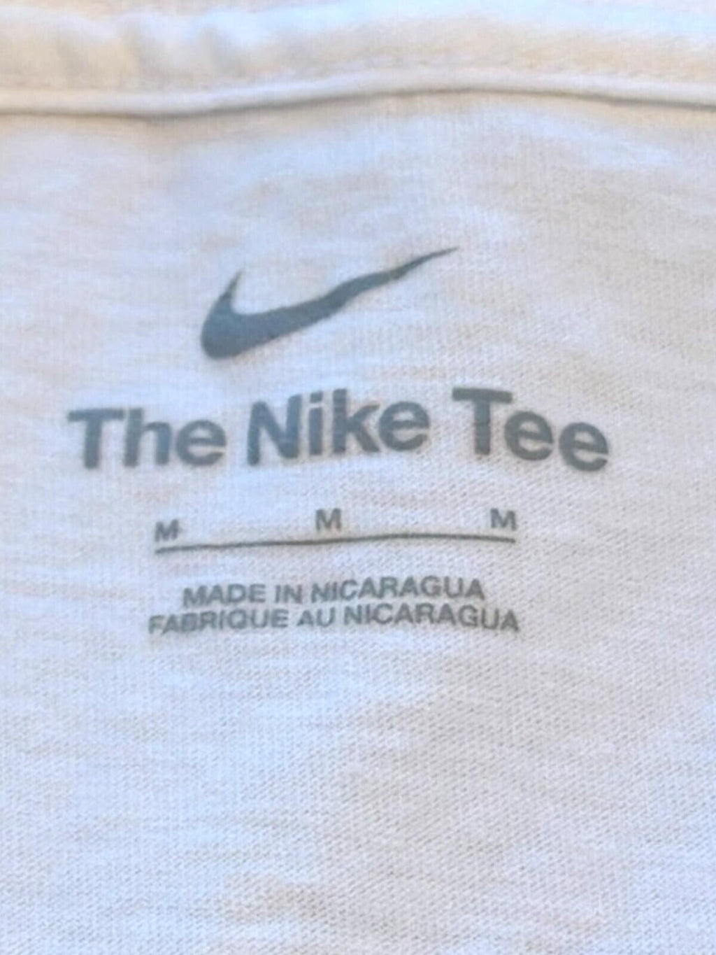 Nike Running T-Shirt Men's UK Size M White Graphic Print