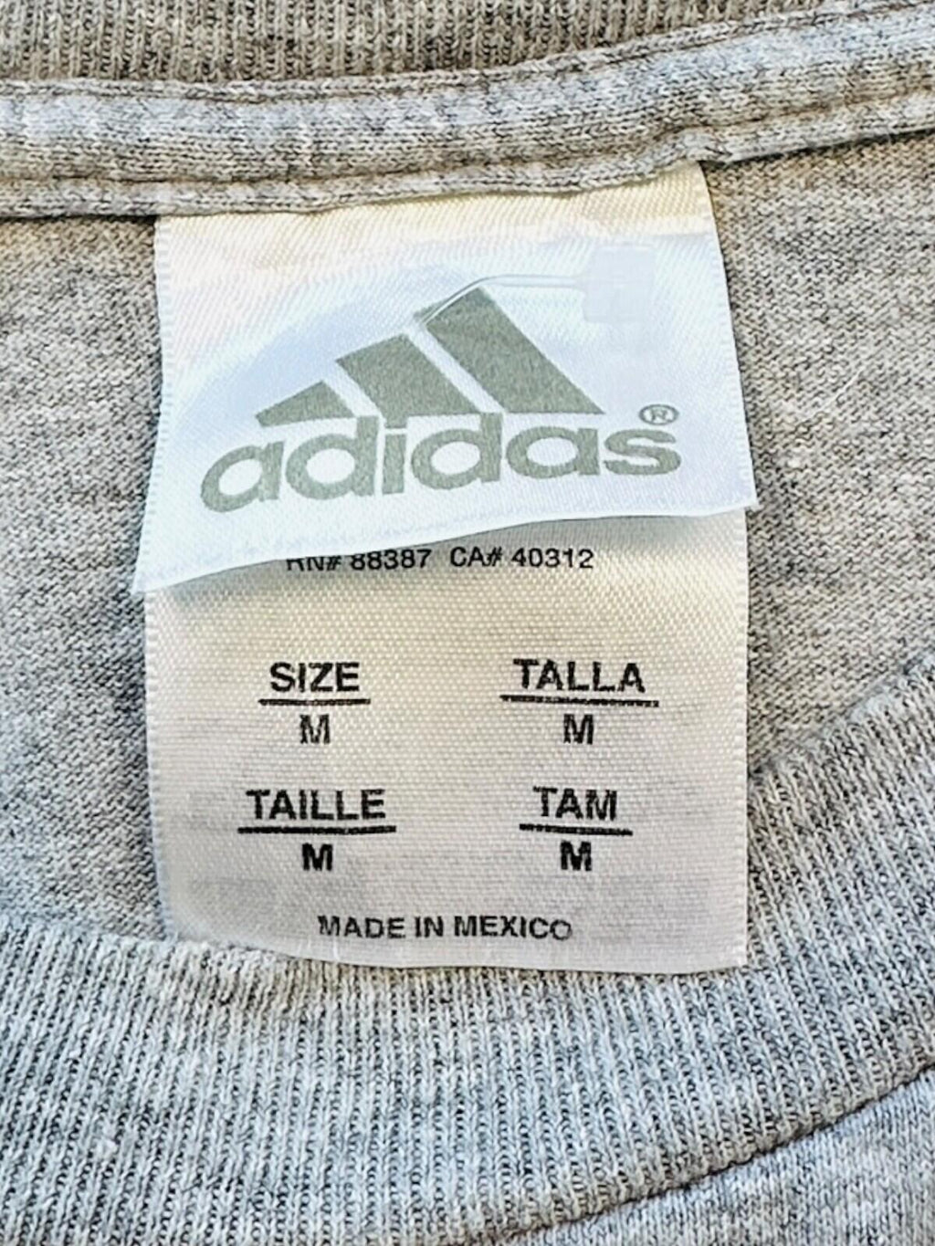 Adidas Perfect Gift T-Shirt Men's Uk Size M Grey