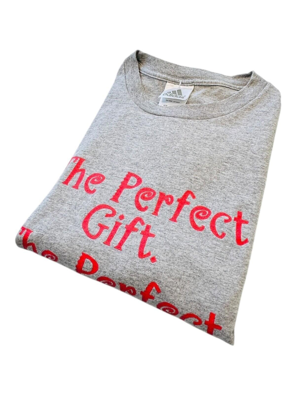 Adidas Perfect Gift T-Shirt Men's Uk Size M Grey