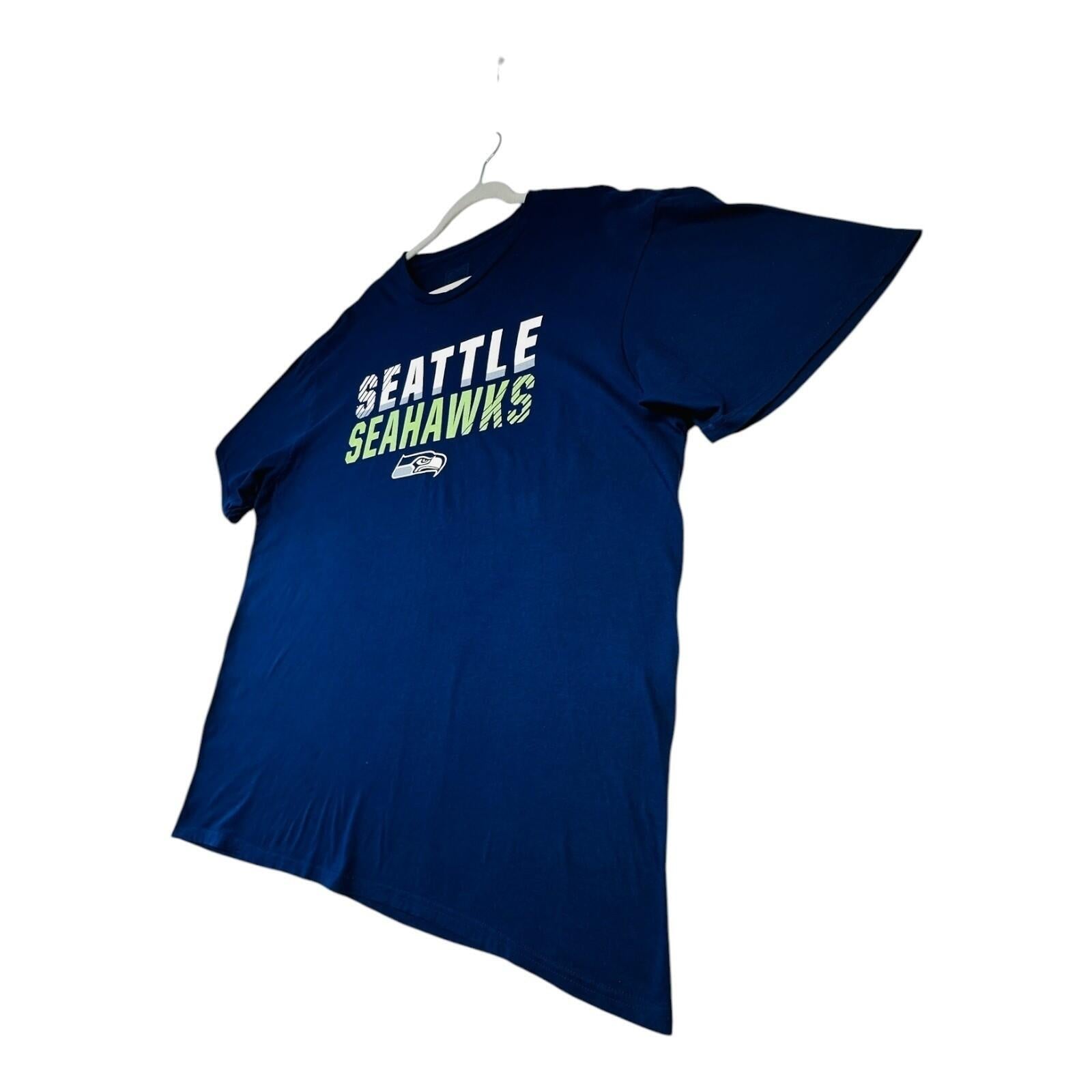NFL Seattle Seahawks T-Shirt Men's UK Size 2XL Blue