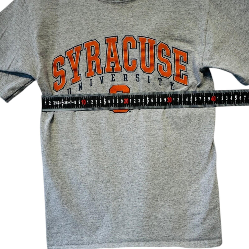 Champion Syracuse T-Shirt Men's UK Size S Grey Short Sleeve