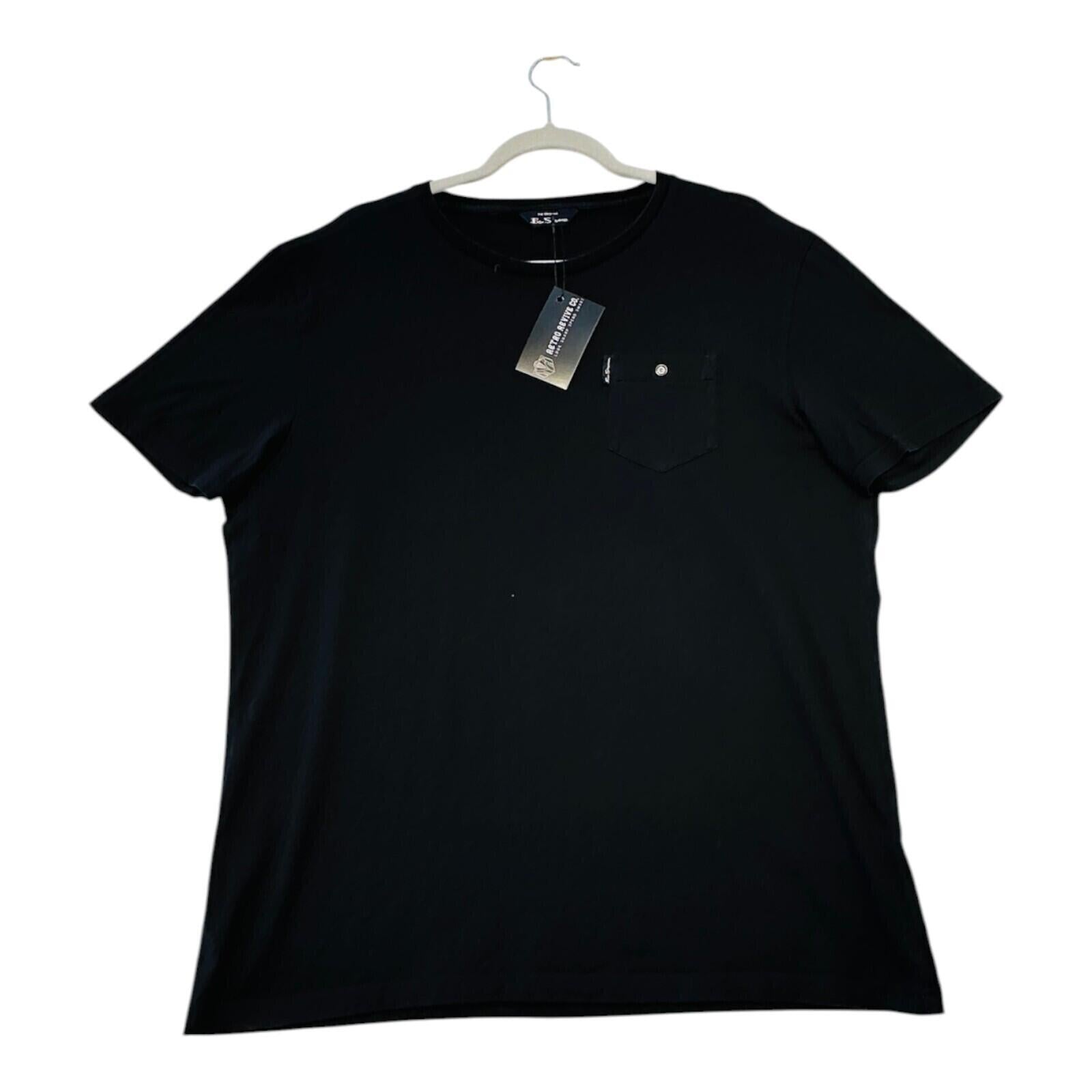 Ben Sherman T-Shirt Men's UK Size L Blue Embroidered Logo