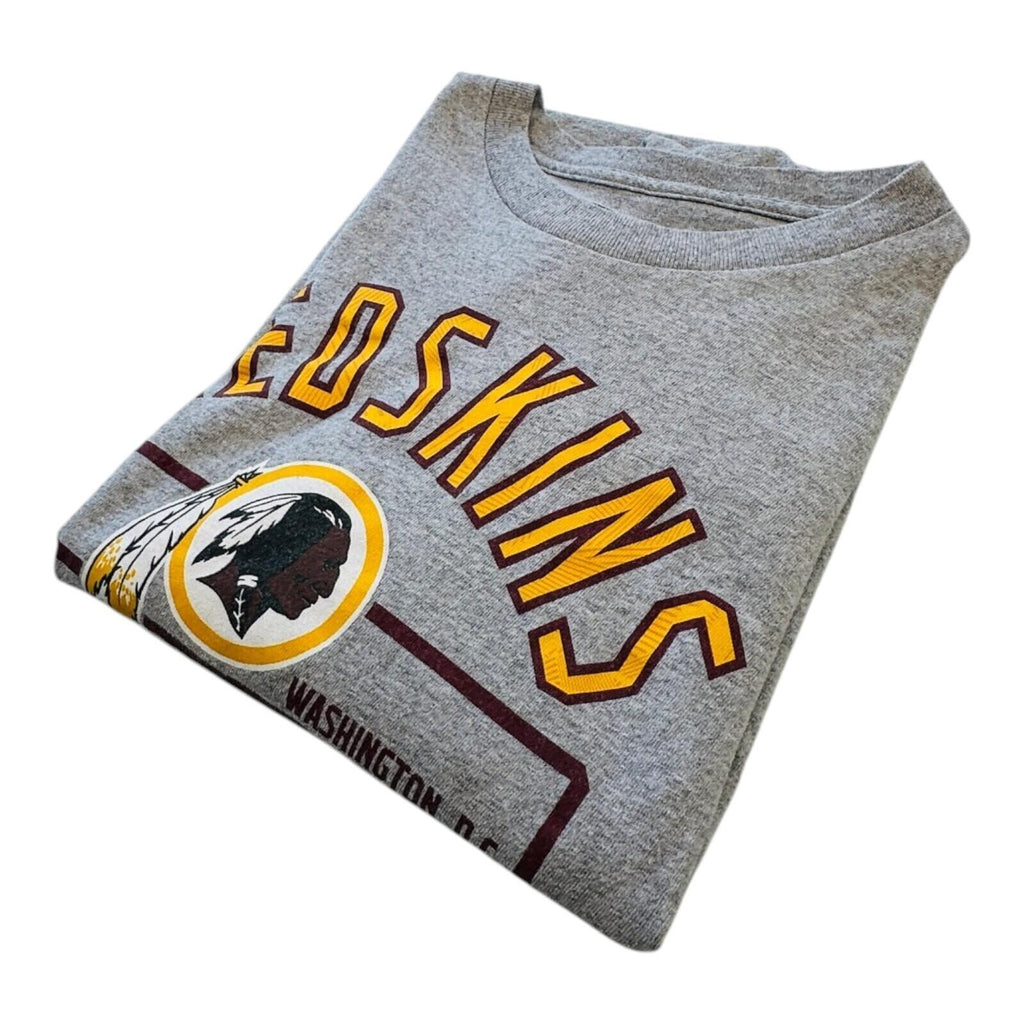NFL Redskins T-Shirt Men's UK Size L Grey Graphic Print