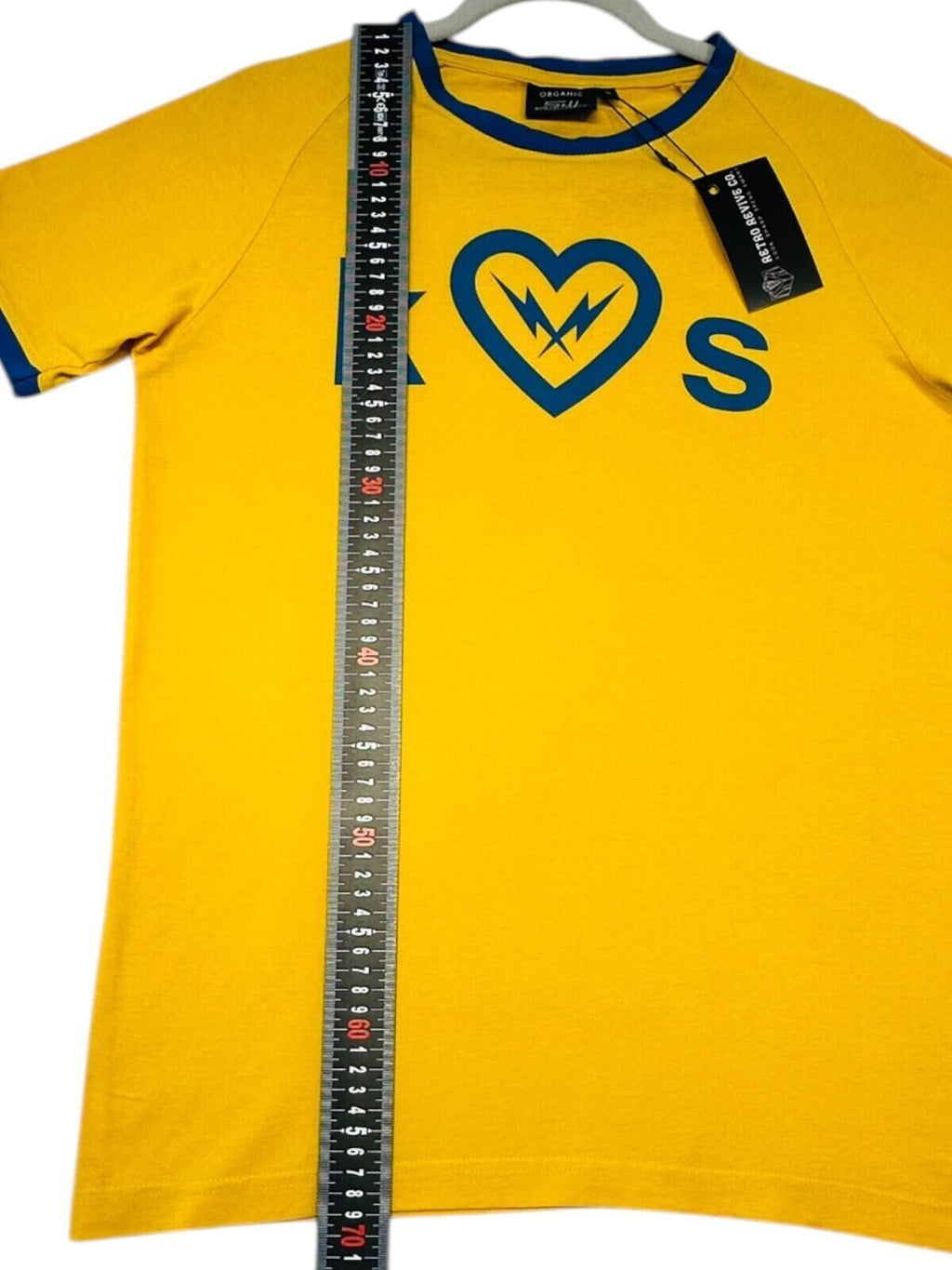 Southwest T-Shirt Men's UK Size S Yellow Graphic Print