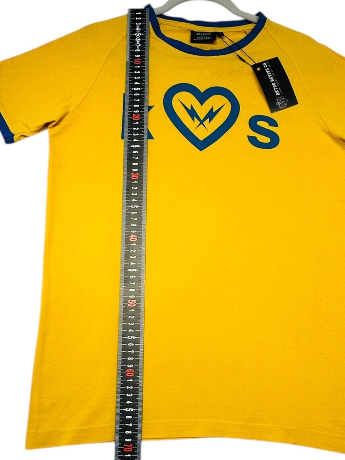 Southwest T-Shirt Men's UK Size S Yellow Graphic Print