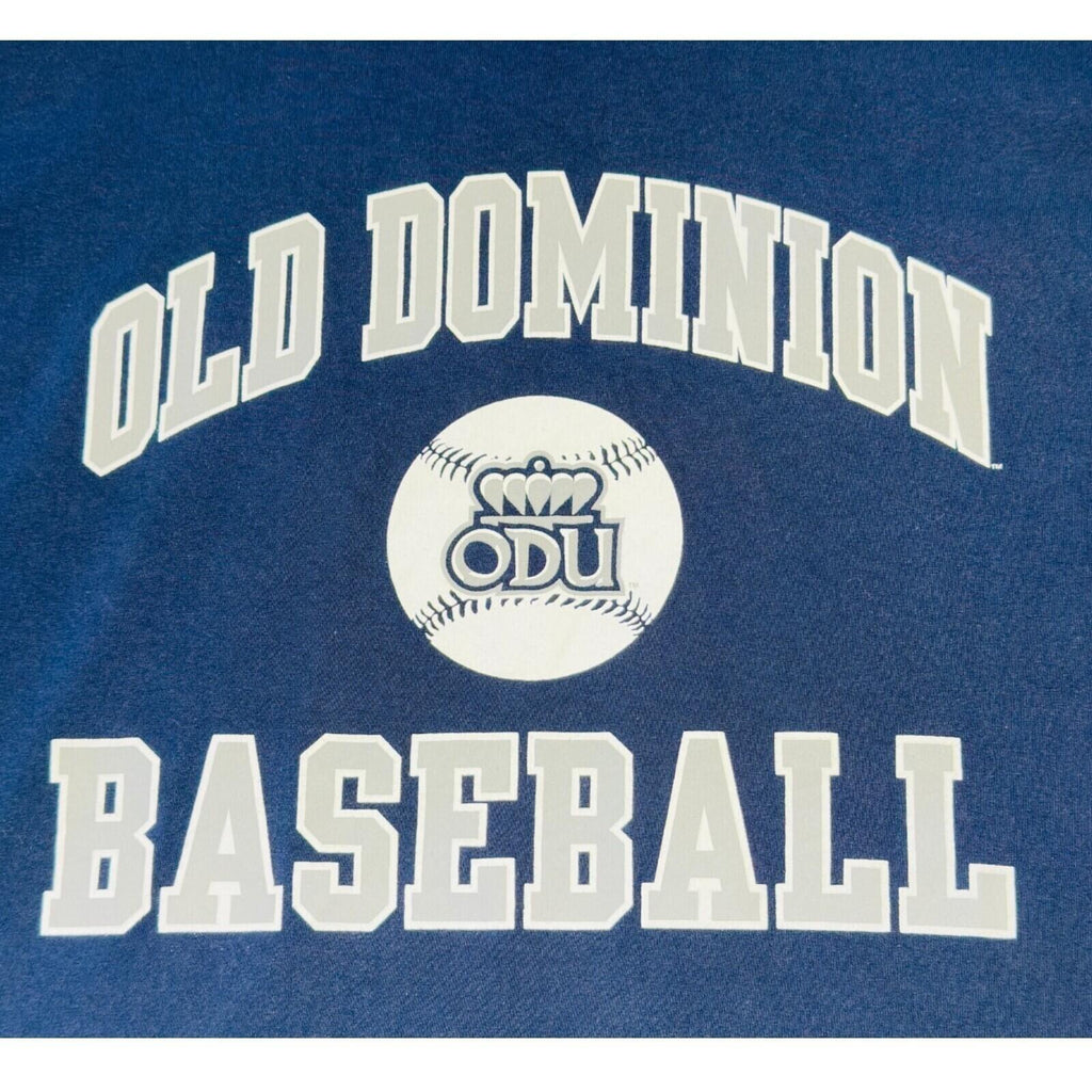 Champion Old Dominion T-Shirt Me's UK Size XL Blue Baseball