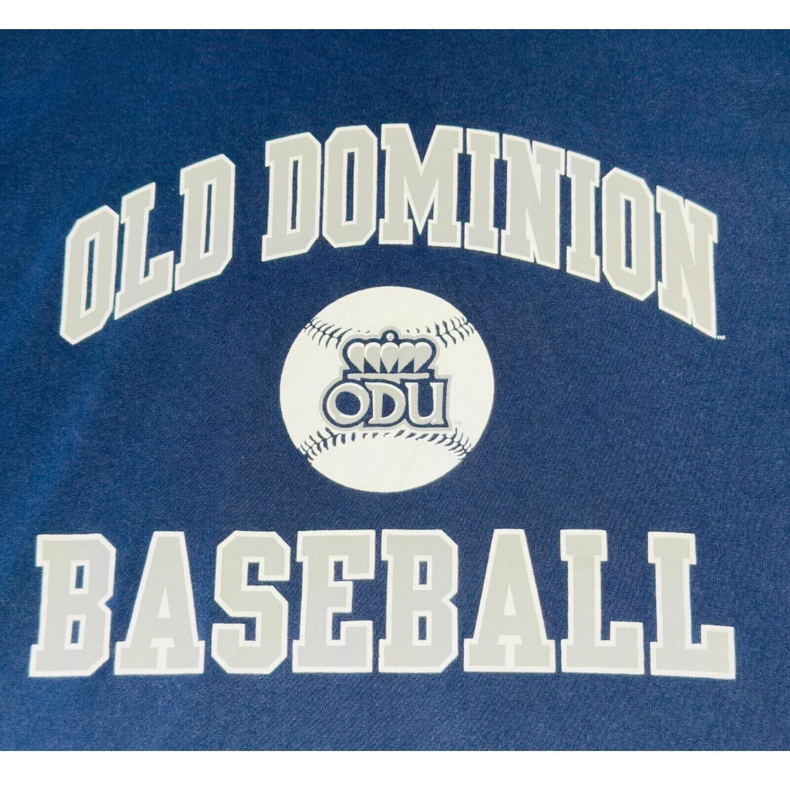 Champion Old Dominion T-Shirt Me's UK Size XL Blue Baseball