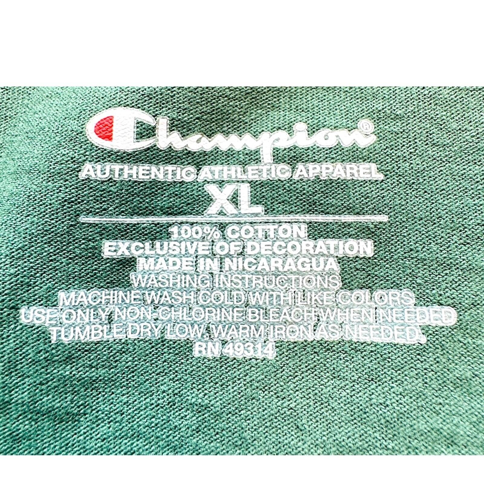 Champion Saint Leo Lions T-Shirt Men's UK Size XL Green