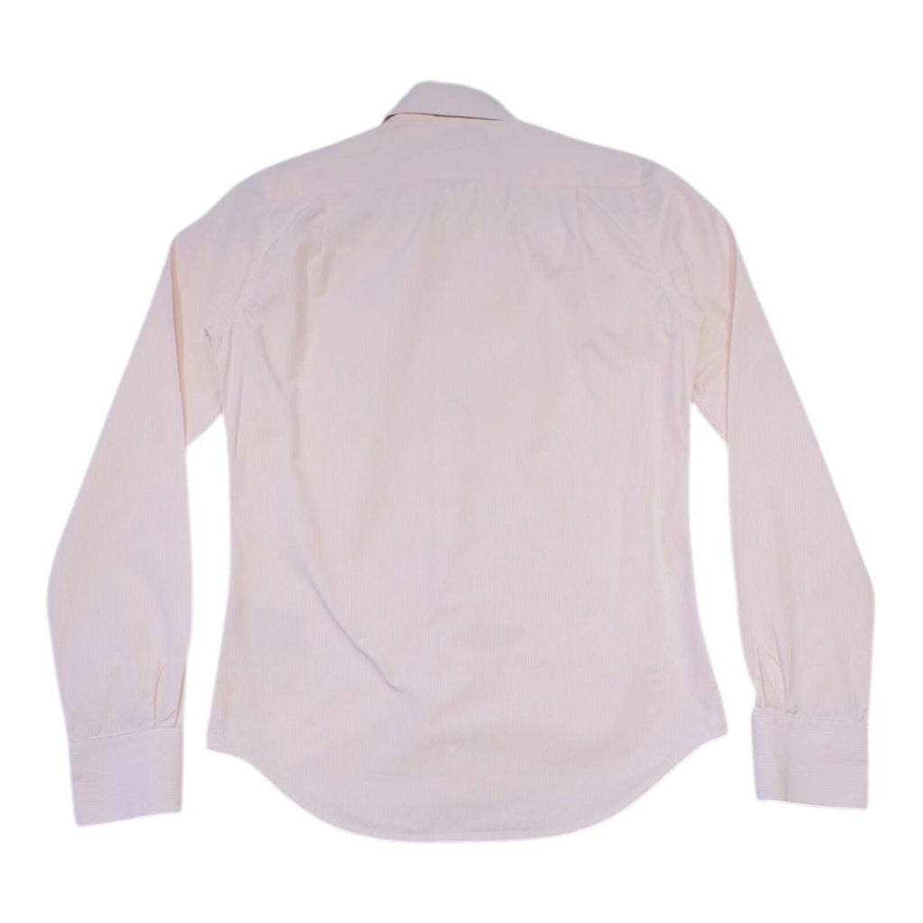 SuperDry Shirt Men's UK Size M Pink Pinstripe Long Sleeve