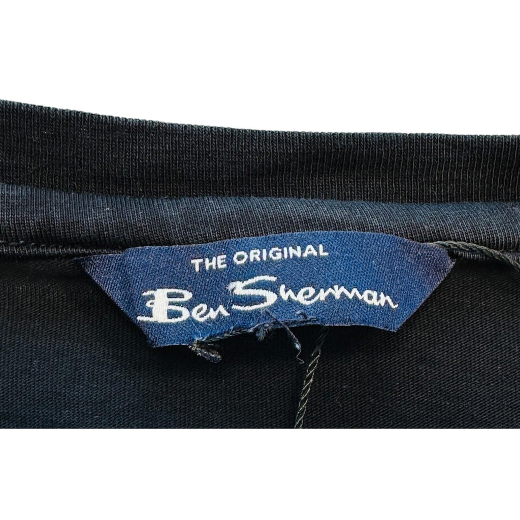 Ben Sherman T-Shirt Men's UK Size L Blue Embroidered Logo