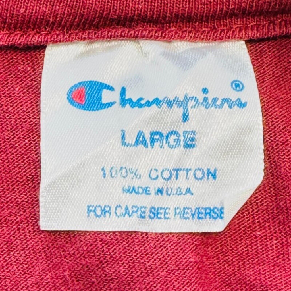 Champion Boston Eagles T-Shirt Men's UK Size L Red