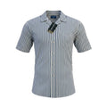 Jack & Jones Shirt Men's UK Size S White and Blue Striped