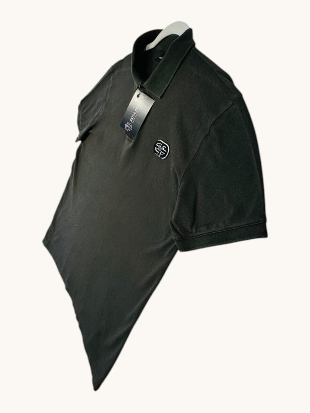 Emporio Armani Polo Shirt Men's UK Size M Green Embroidered
