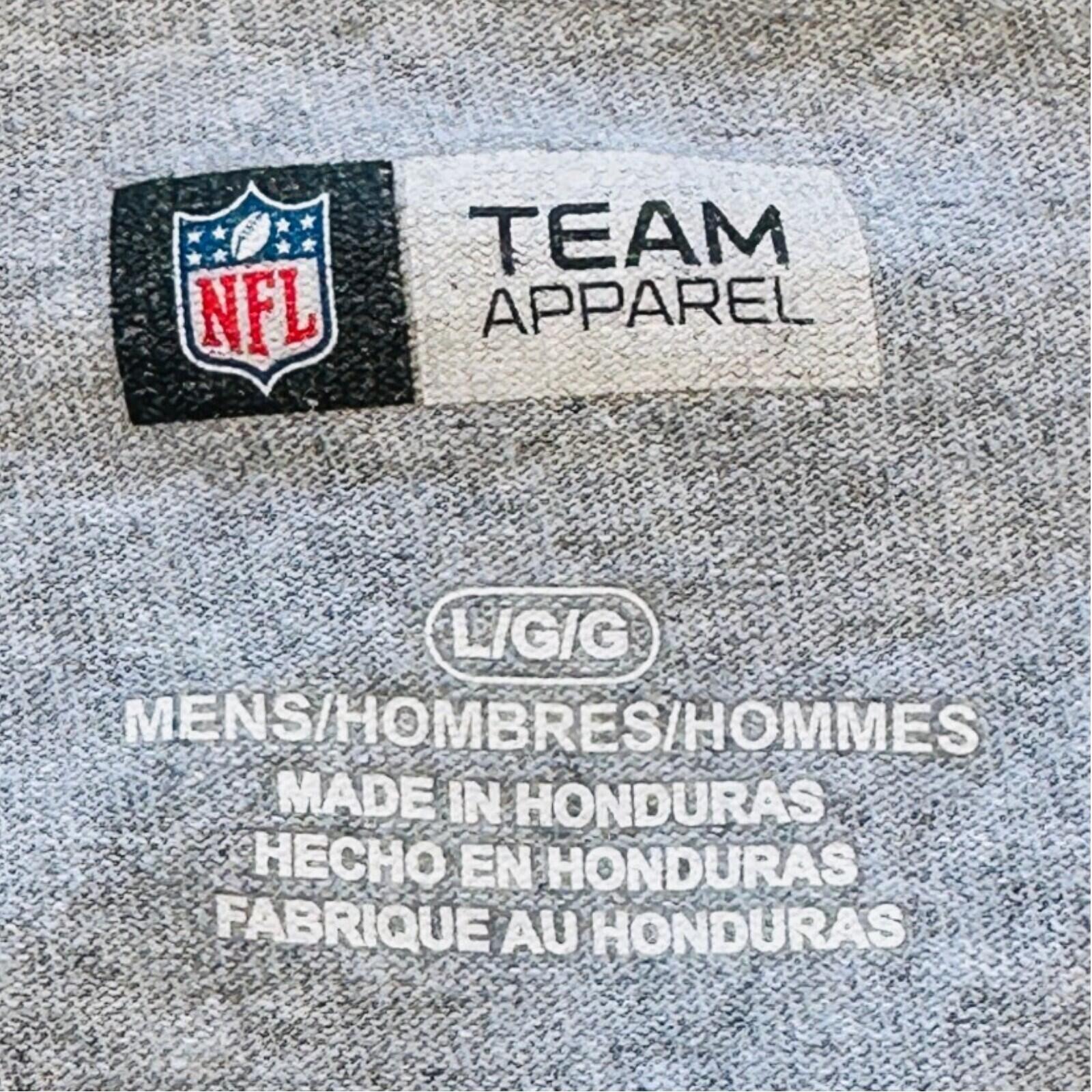 NFL Redskins T-Shirt Men's UK Size L Grey Graphic Print