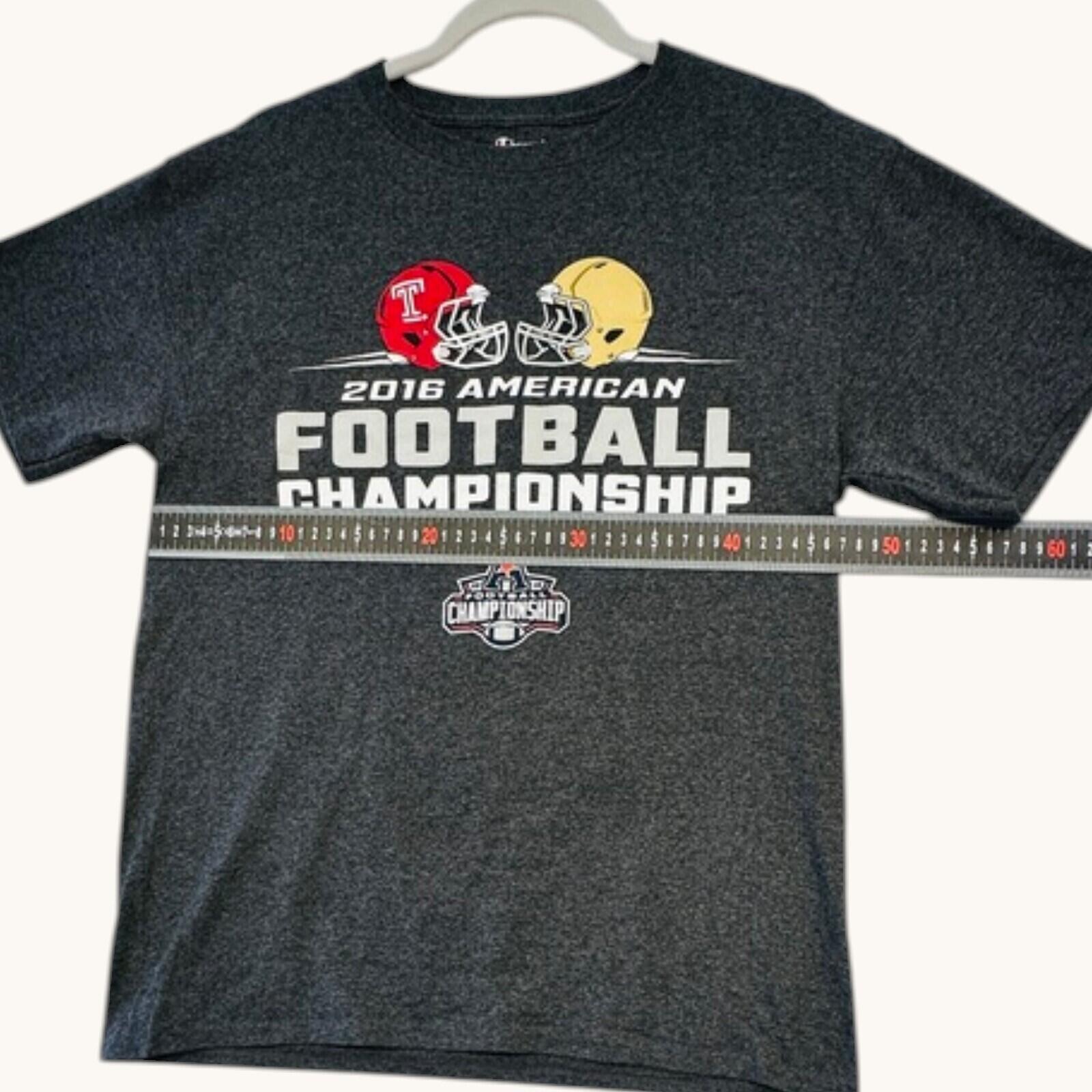Champion Temple vs Navy T-Shirt Men's UK Size M Grey