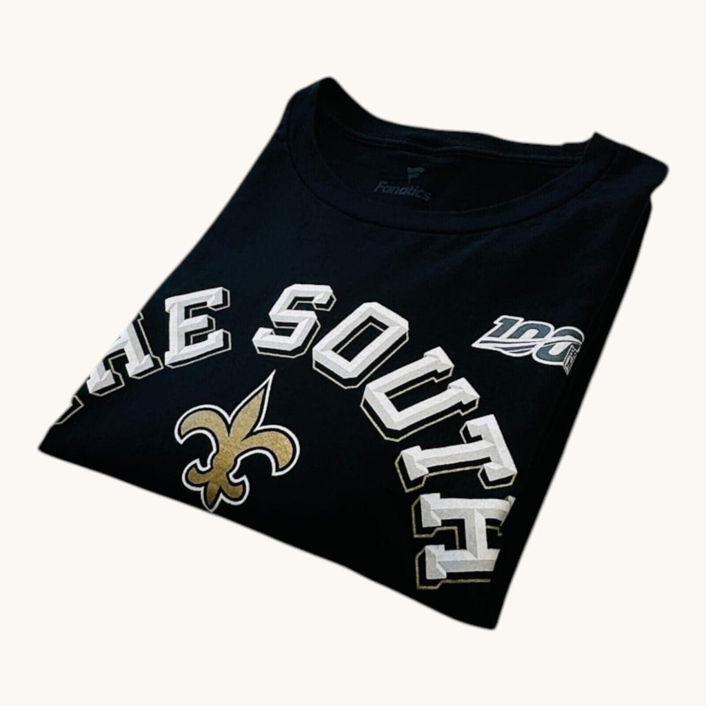 Fanatics New Orleans T-Shirt Men's UK Size L Graphic Print