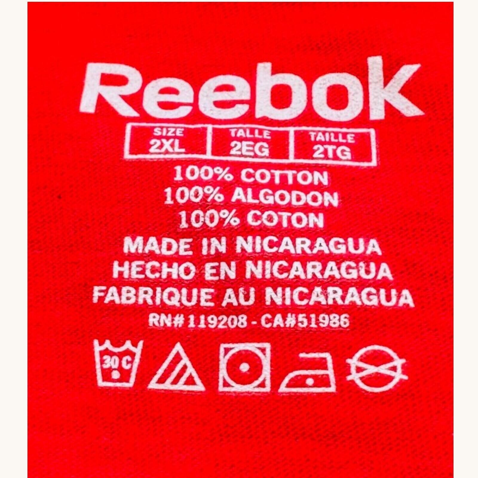 Reebok Washington Capitals T-Shirt Men's UK Size 2XL Red