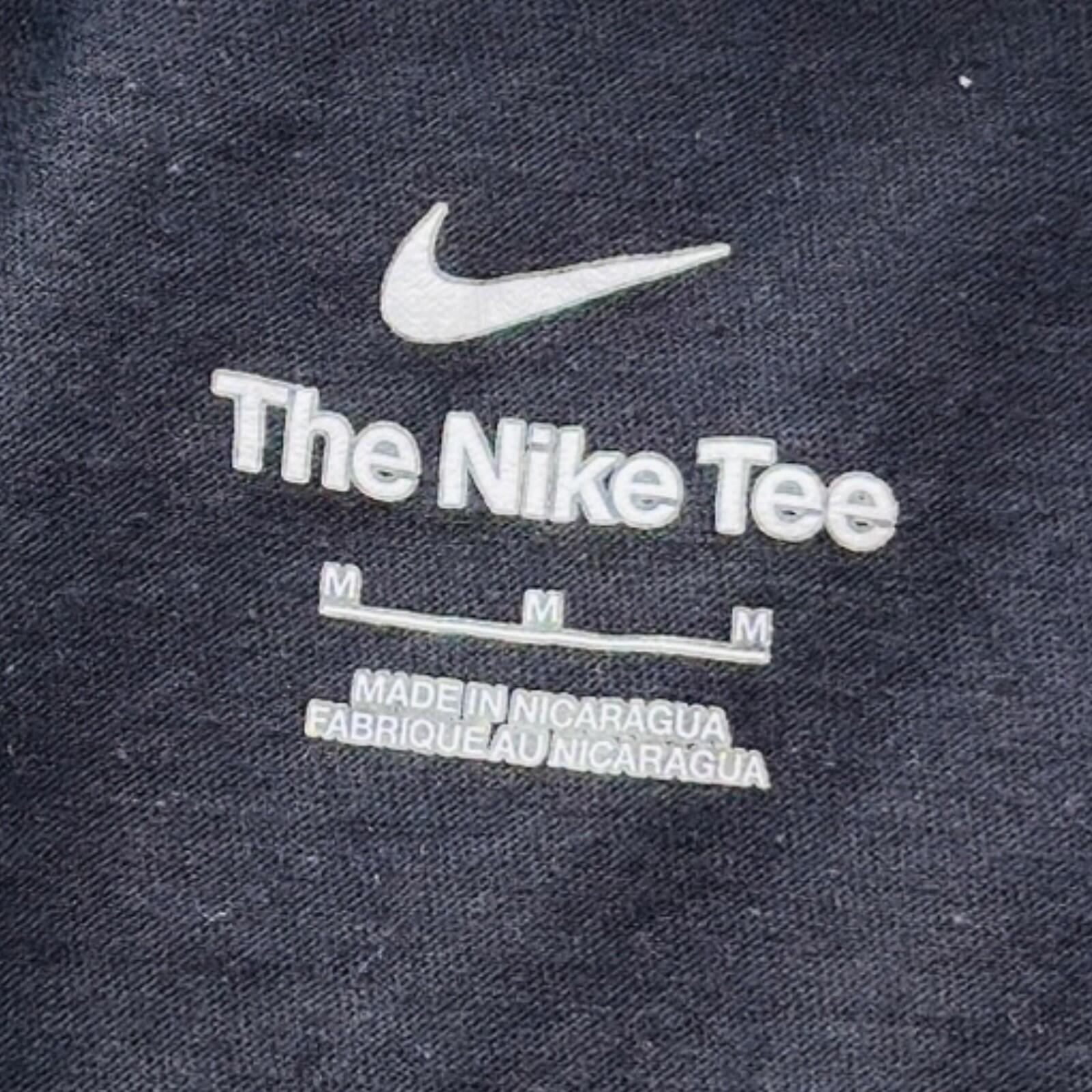 Nike Basketball T-Shirt Men's UK Size M Black Graphic Print