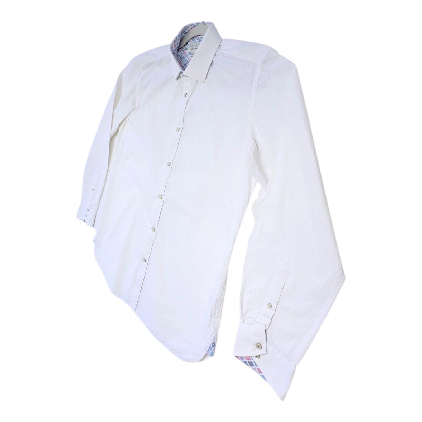 Ted Baker Endurance Men's Uk Size M White Long Sleeve