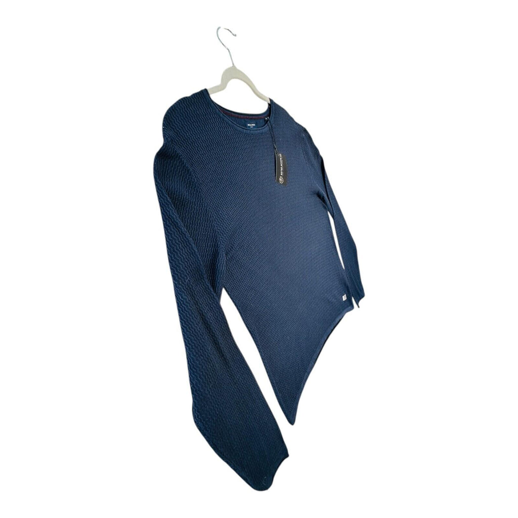Jack & Jones Jumper Men's UK Size XL Blue Textured Knit