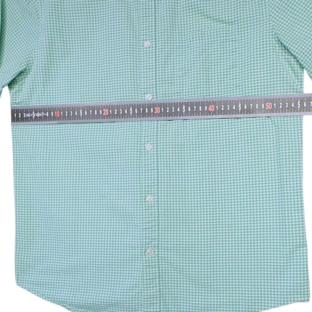Tu Man Shirt Men's UK Size L Green Check Long Sleeve