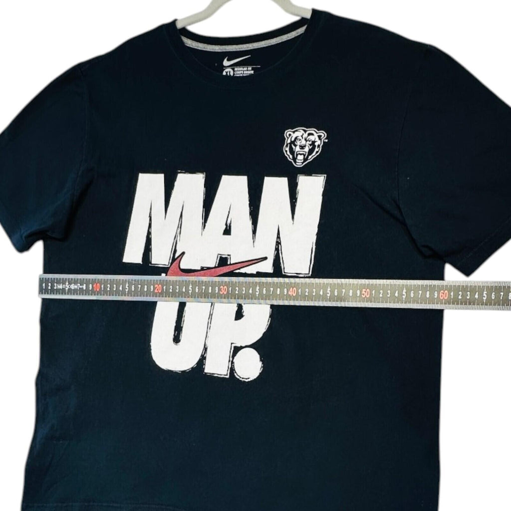 Nike Man Up T-Shirt Men's UK Size XL Black Short Sleeve