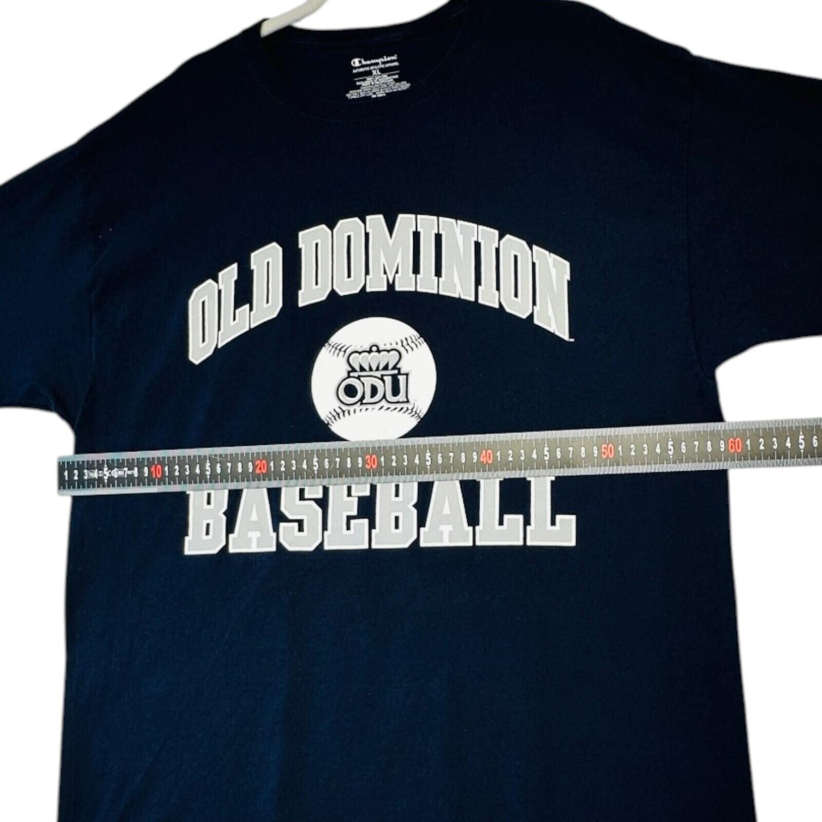Champion Old Dominion T-Shirt Me's UK Size XL Blue Baseball