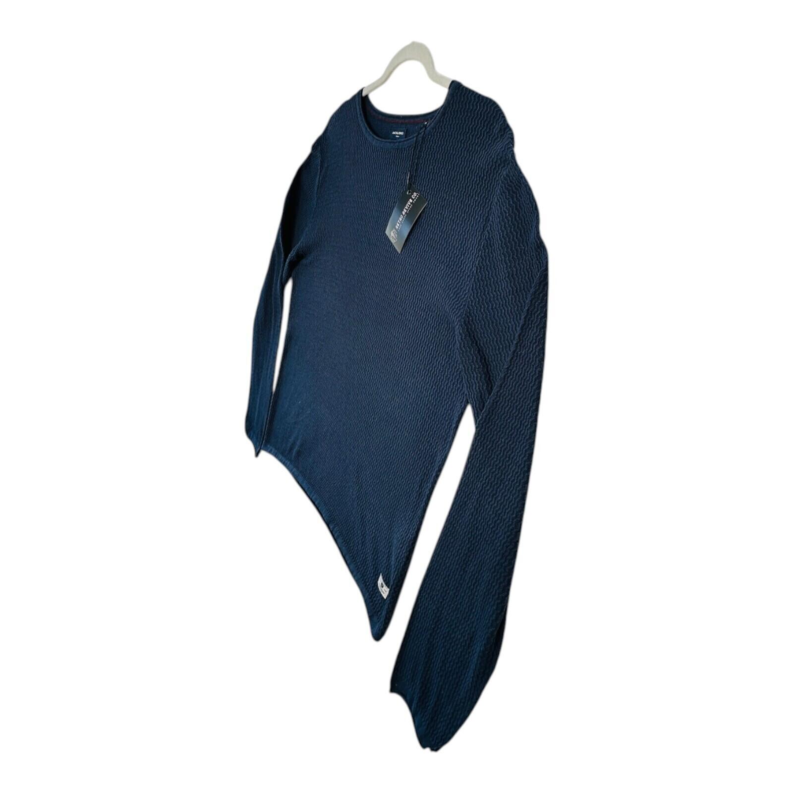 Jack & Jones Jumper Men's UK Size XL Blue Textured Knit